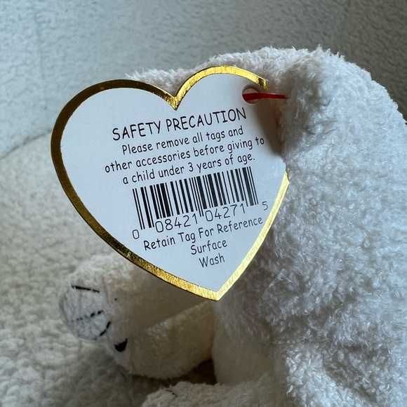 Ty Beanie Babies Aurora The Polar Bear - Picture 9 of 11